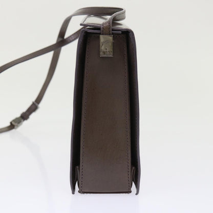 GUCCI Shoulder Bag Leather Outlet Gray 007.2014/3444  am4648