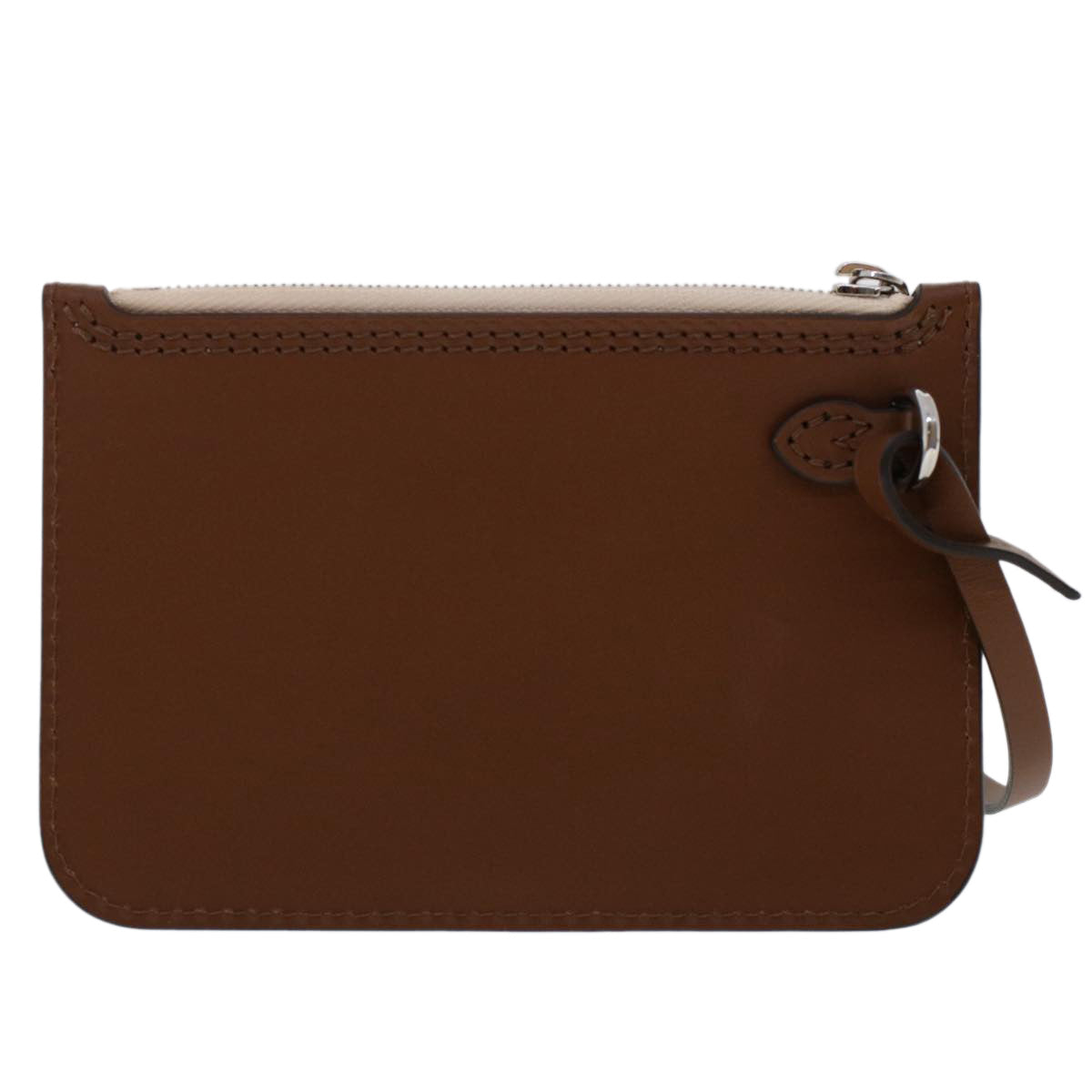 LOUIS VUITTON Hina PM Pouch Leather Brown LV  am4690