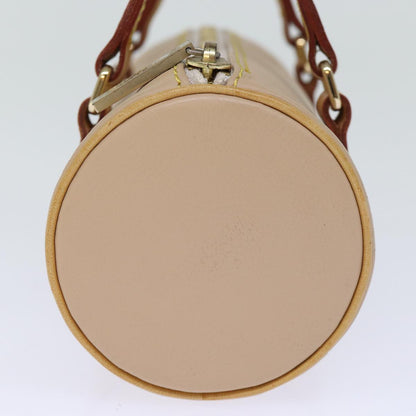 BURBERRY Blue Label Mini Hand Bag Leather Beige Auth am6171