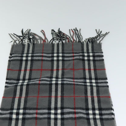 BURBERRYSs Nova Check Scarf Wool Gray Auth am6330