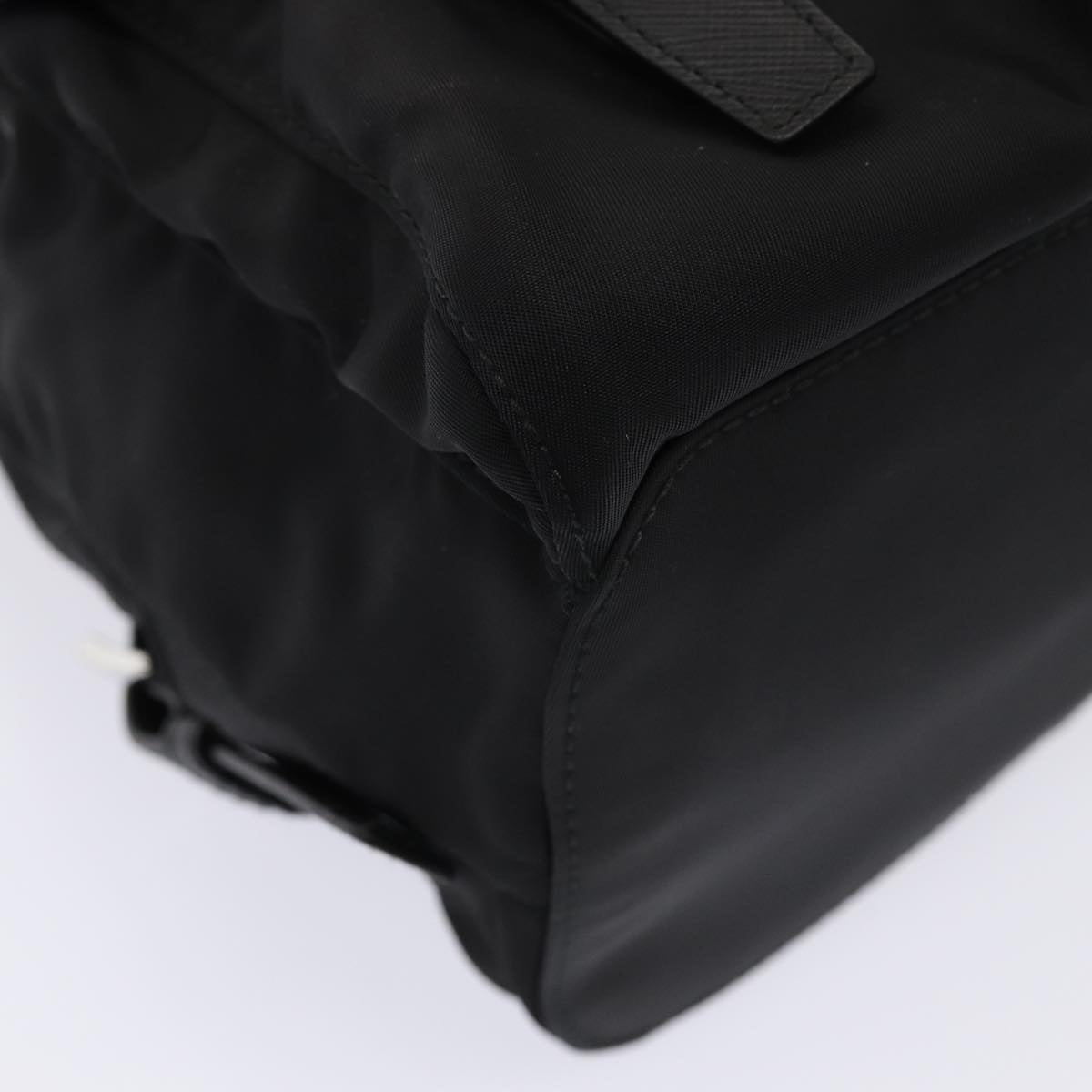 PRADA Backpack Nylon Black Auth am6424A