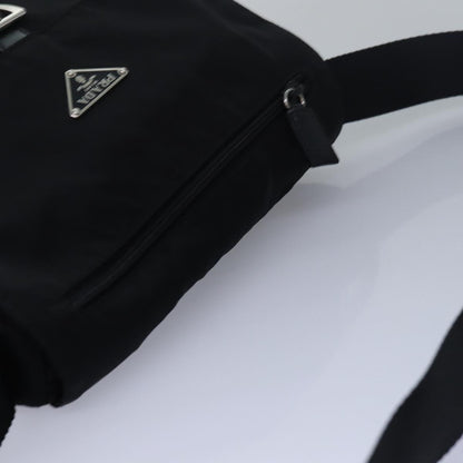 PRADA Shoulder Bag Nylon Black Auth am6471