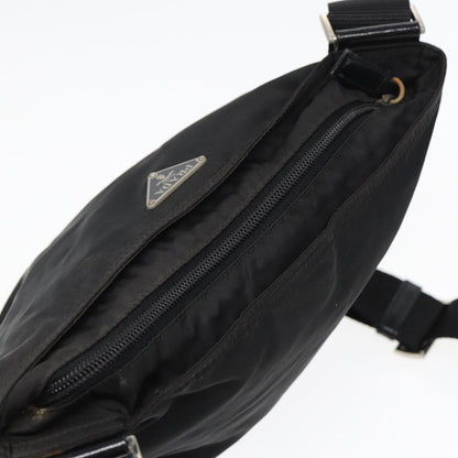 PRADA Shoulder Bag Nylon Black Auth am6538