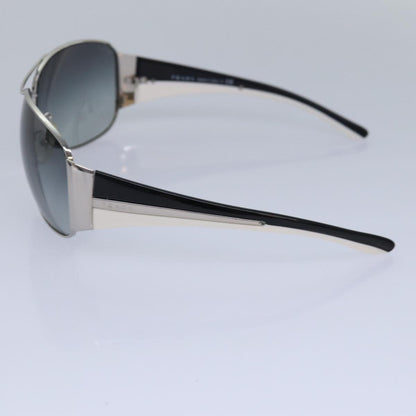 PRADA Sunglasses Black White Auth am6642