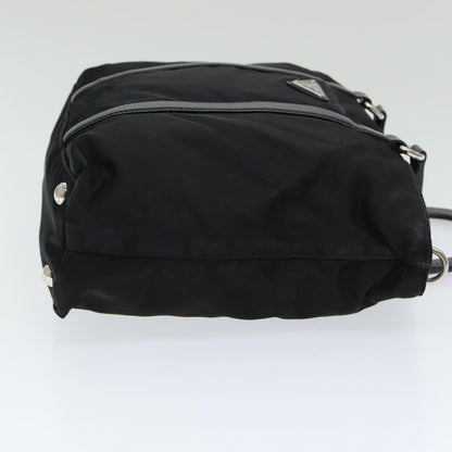 PRADA Hand Bag Nylon Black Auth am6693