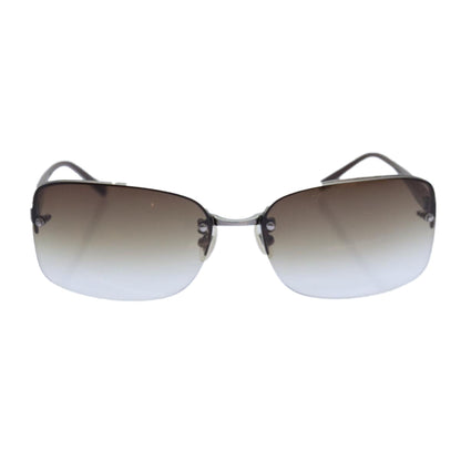 PRADA Sunglasses plastic Brown Auth am6804