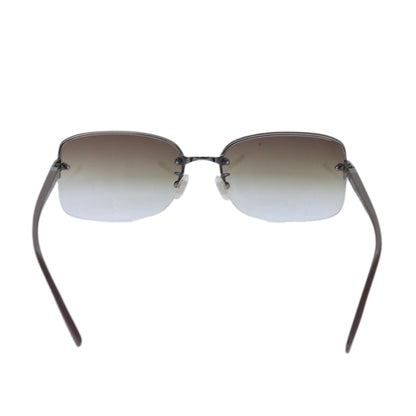 PRADA Sunglasses plastic Brown Auth am6804