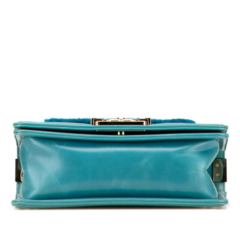 Chanel Boy Chanel Shearling Shoulder Bag