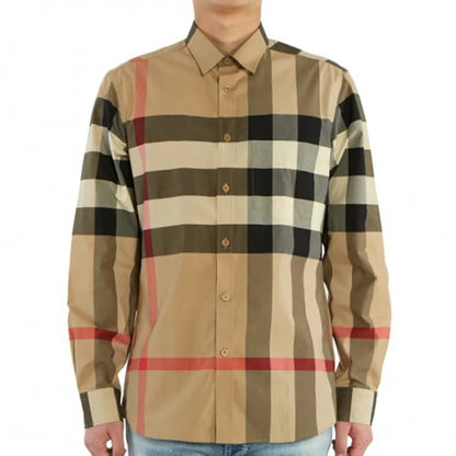 8010213 A7028 BEIGE BURBERRY MEN SHIRT