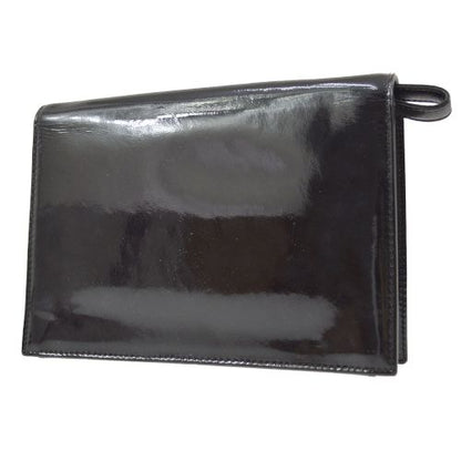 CHANEL 2001 Patent Leather Clutch 02755