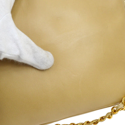 CHANEL 1994-1996 Triple CC Camera Bag Small Beige Lambskin 01999