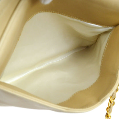 CHANEL 1994-1996 Triple CC Camera Bag Small Beige Lambskin 01999