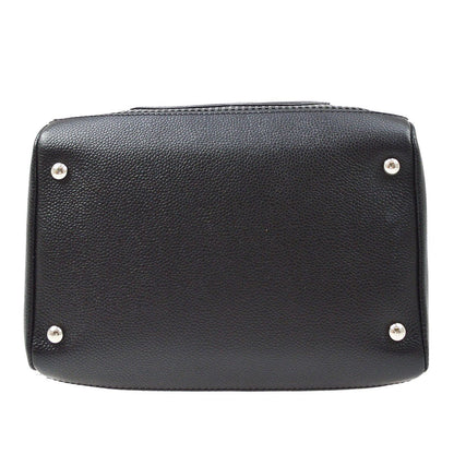 CHANEL 2004-2005 Black Caviar Perforated Handbag ao30862