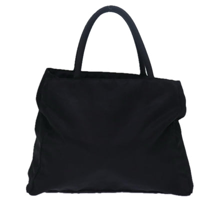PRADA Hand Bag Nylon Black Auth ar11983