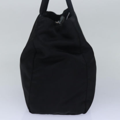 PRADA Hand Bag Nylon Black Auth ar11983
