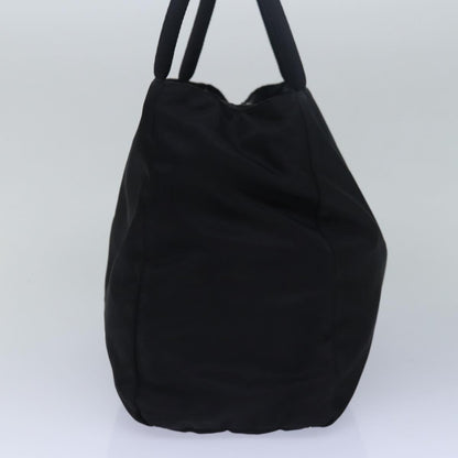 PRADA Hand Bag Nylon Black Auth ar11983