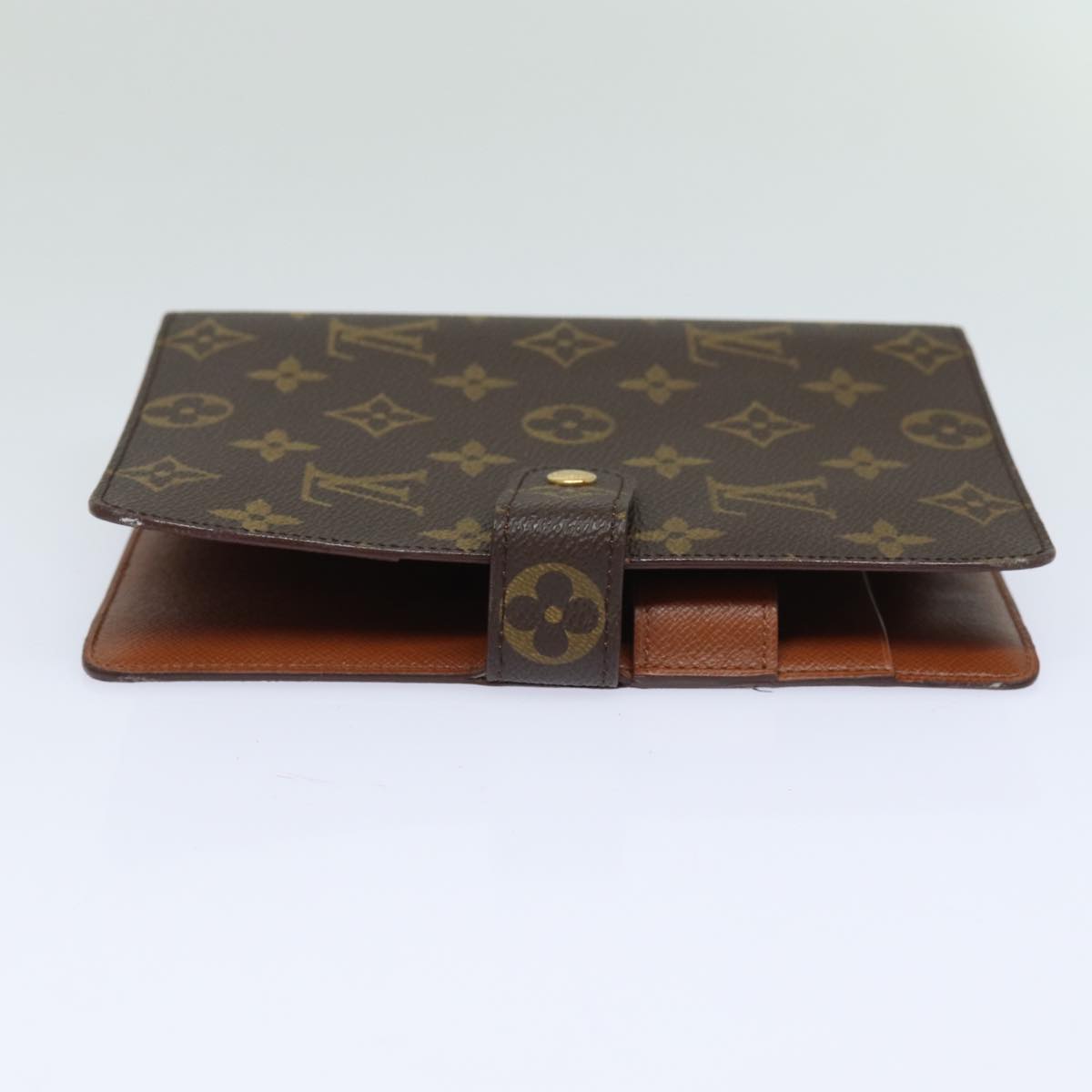 LOUIS VUITTON Monogram Agenda MM Day Planner Cover R20105 LV Auth ar12026