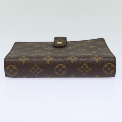 LOUIS VUITTON Monogram Agenda MM Day Planner Cover R20105 LV Auth ar12026