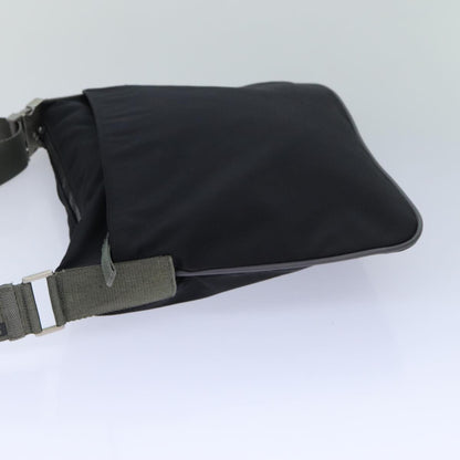 PRADA Shoulder Bag Nylon Black Auth ar12031