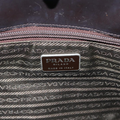 PRADA Tote Bag Canvas Gray Auth ar12035