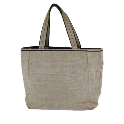 PRADA Tote Bag Canvas Gray Auth ar12035