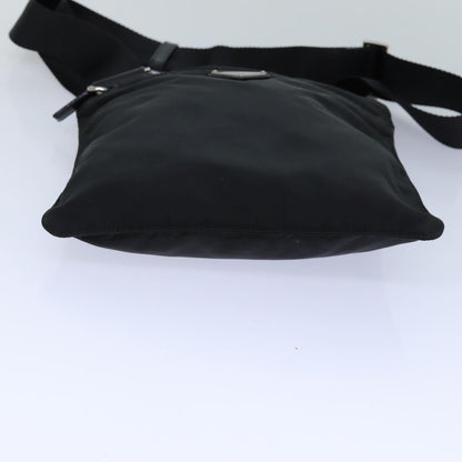 PRADA Shoulder Bag Nylon Black Auth ar12121