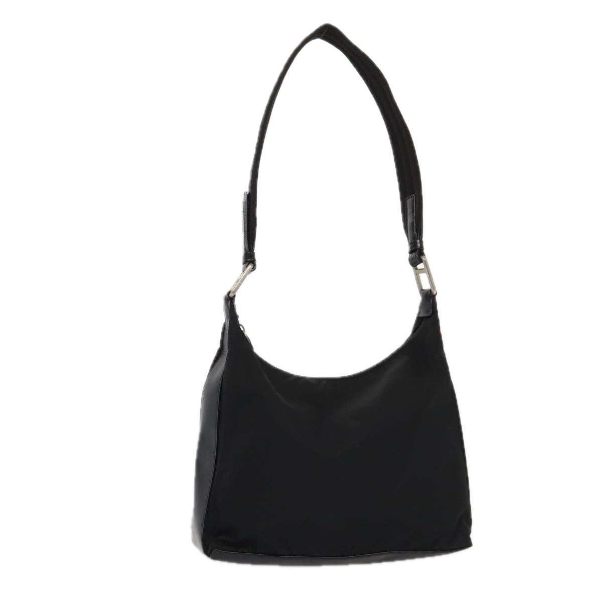 PRADA Shoulder Bag Nylon Black Auth ar12214