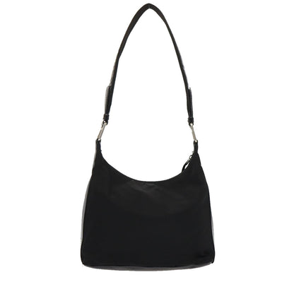 PRADA Shoulder Bag Nylon Black Auth ar12214