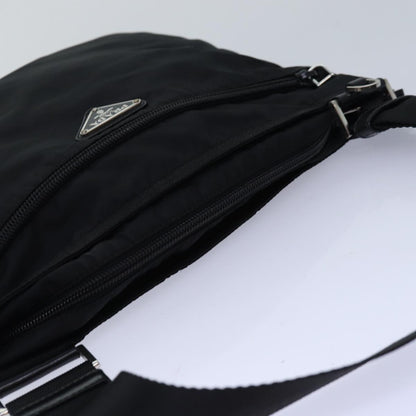 PRADA Shoulder Bag Nylon Black Auth ar12259