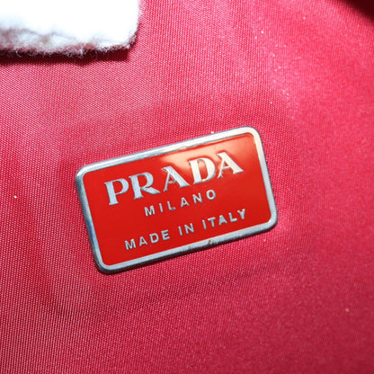 PRADA Backpack Nylon Red Auth ar12280