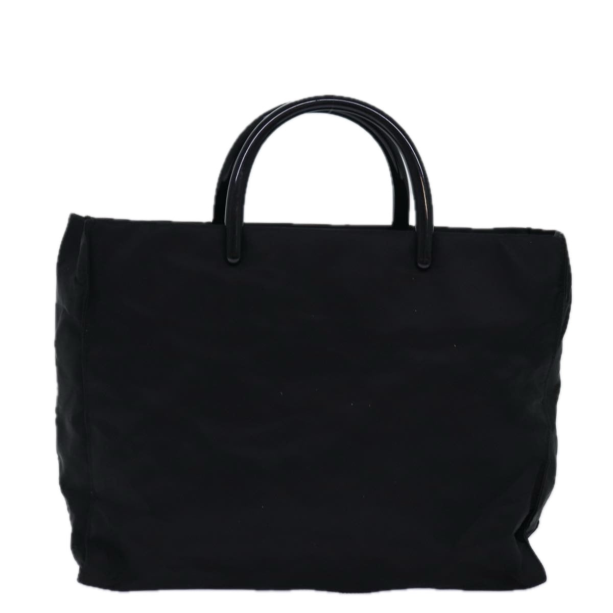 PRADA Hand Bag Nylon Black Auth ar12281