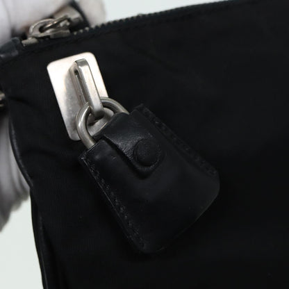 PRADA Shoulder Bag Nylon Black Auth ar12303