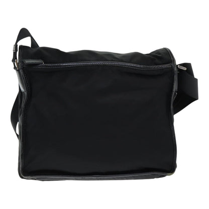 PRADA Shoulder Bag Nylon Black Auth ar12322