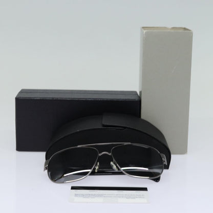 PRADA Sunglasses metal Black Auth ar12436