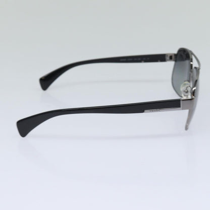 PRADA Sunglasses metal Black Auth ar12436