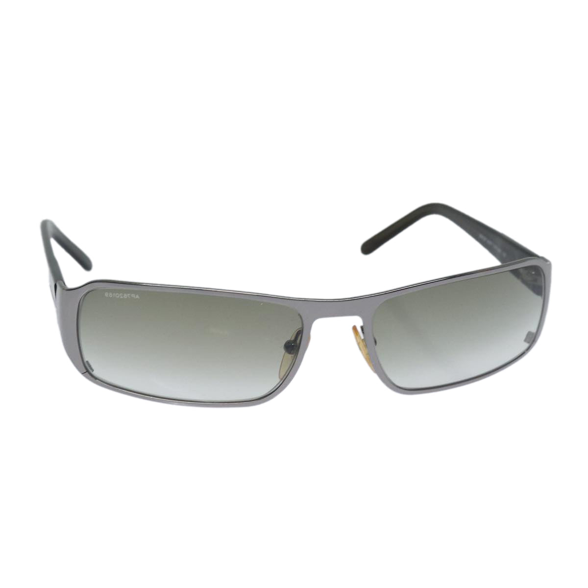 PRADA Sunglasses metal Black Auth ar12438