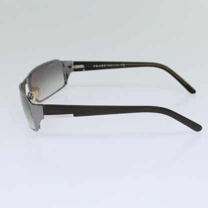 PRADA Sunglasses metal Black Auth ar12438