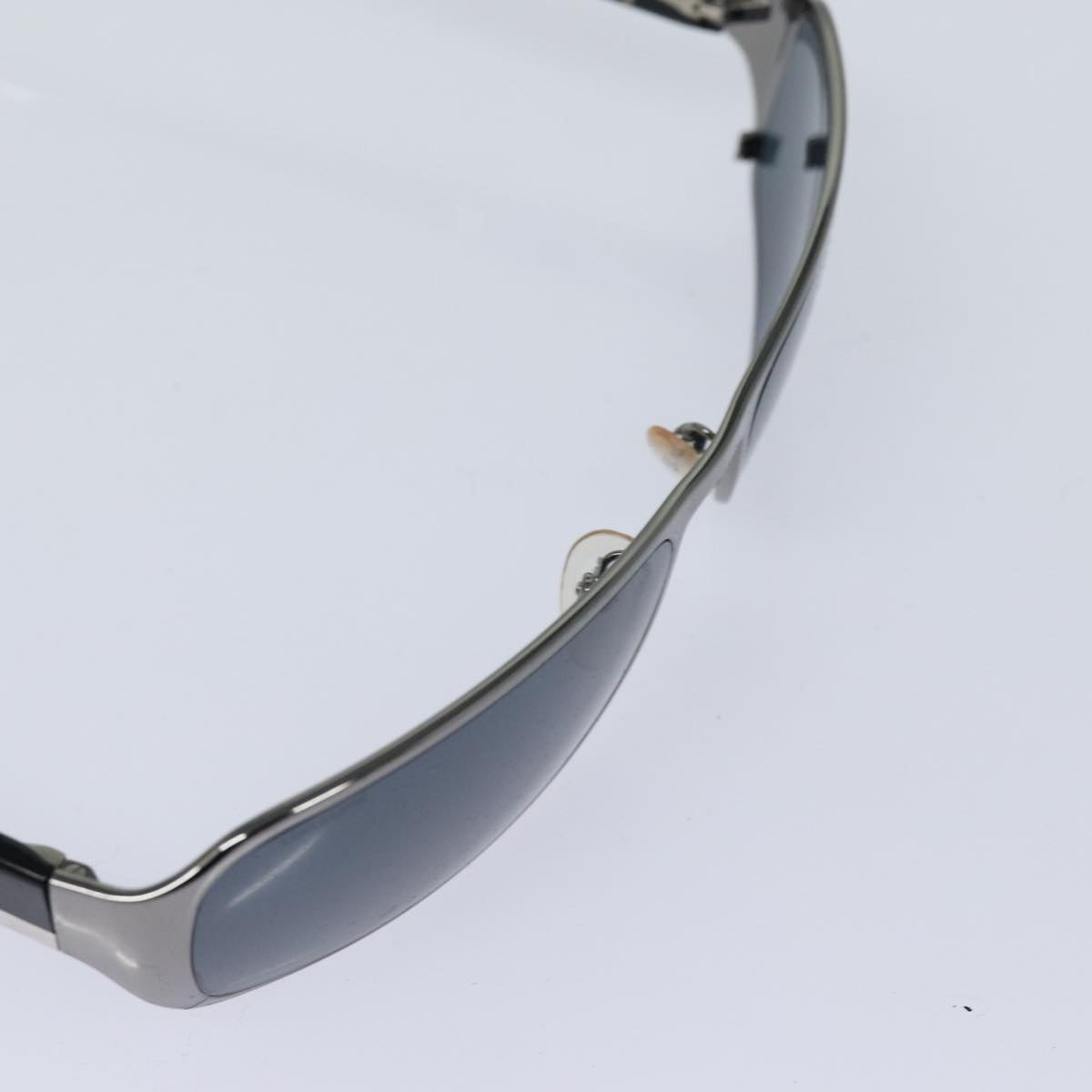 PRADA Sunglasses metal Black Silver Auth ar12441