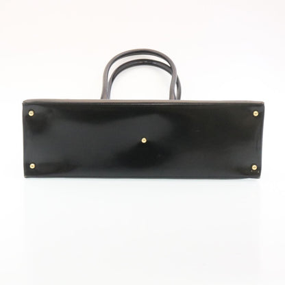 Gucci Bamboo Tote Bag Leather Black  ar6293