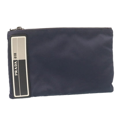 Prada Clutch Bag Nylon Navy  ar6315