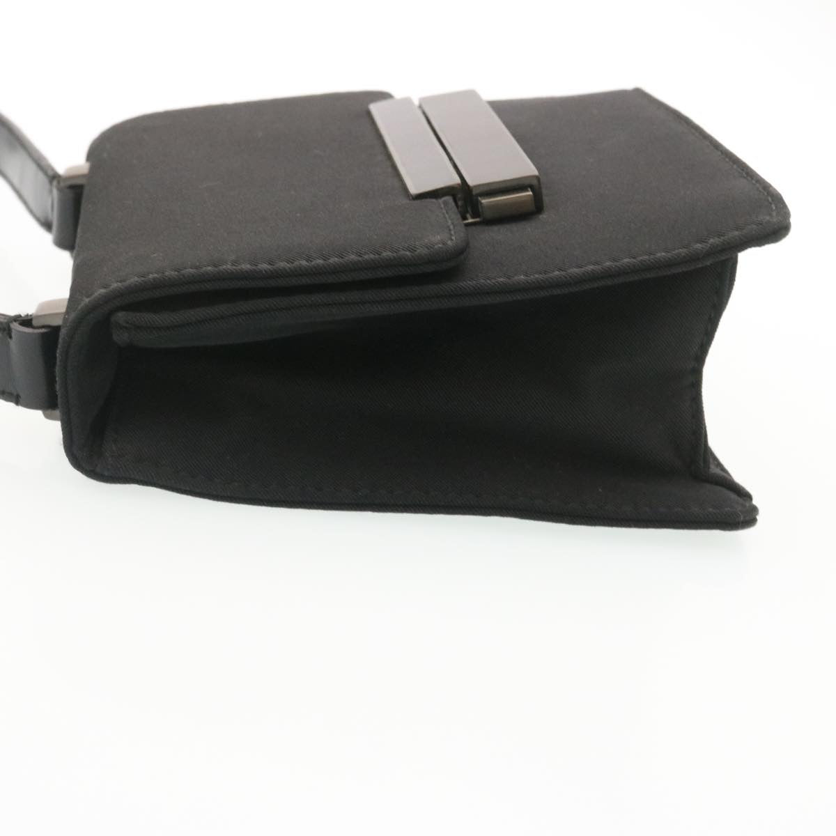 PRADA Shoulder Bag Nylon Black Auth ar6449