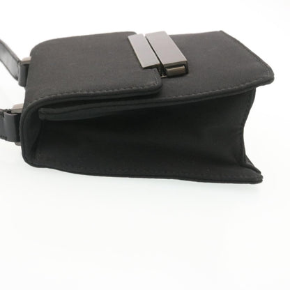 PRADA Shoulder Bag Nylon Black Auth ar6449