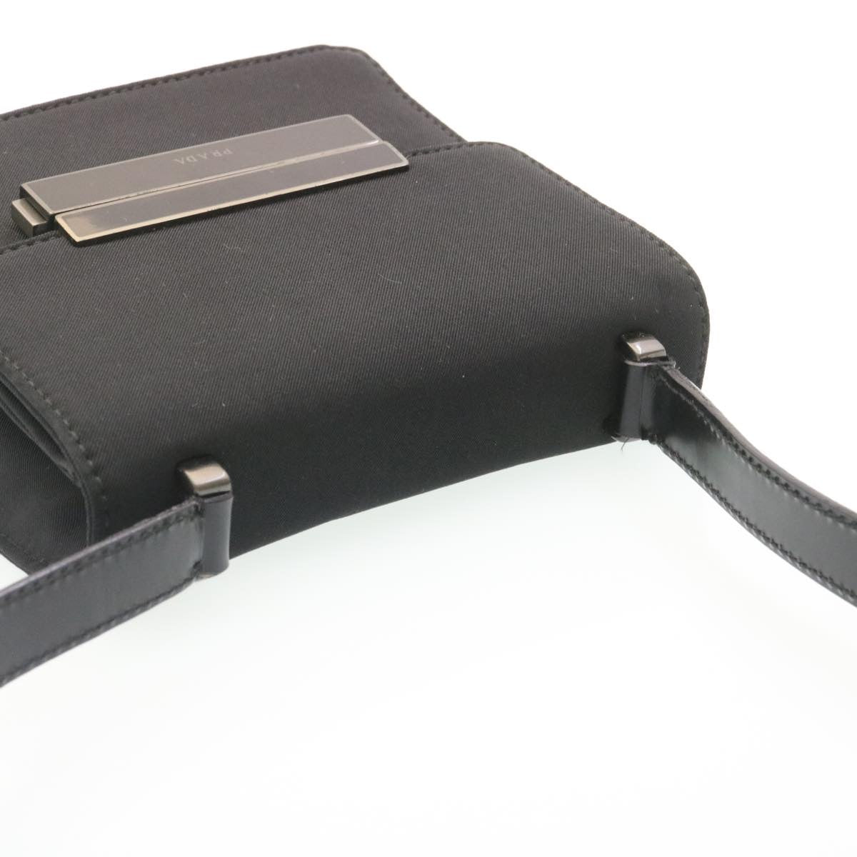 Prada Shoulder Bag Nylon Black  ar6449