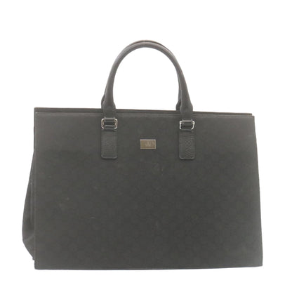 GUCCI GG Canvas Hand Bag Black  ar6477
