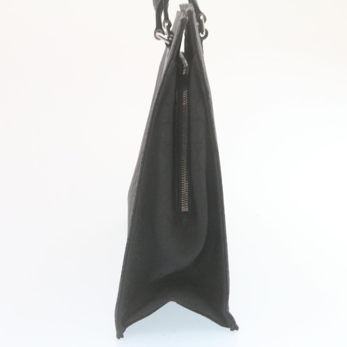 GUCCI GG Canvas Hand Bag Black  ar6477