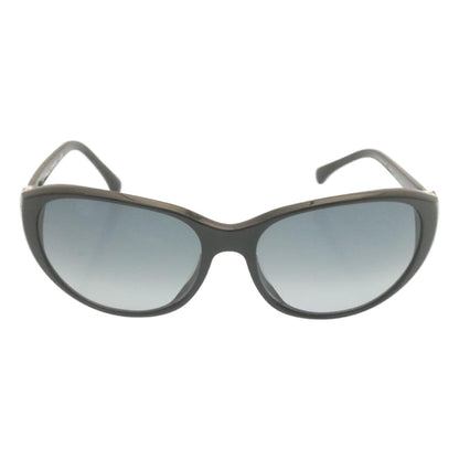 CHANEL Sunglasses Black CC Auth ar6545