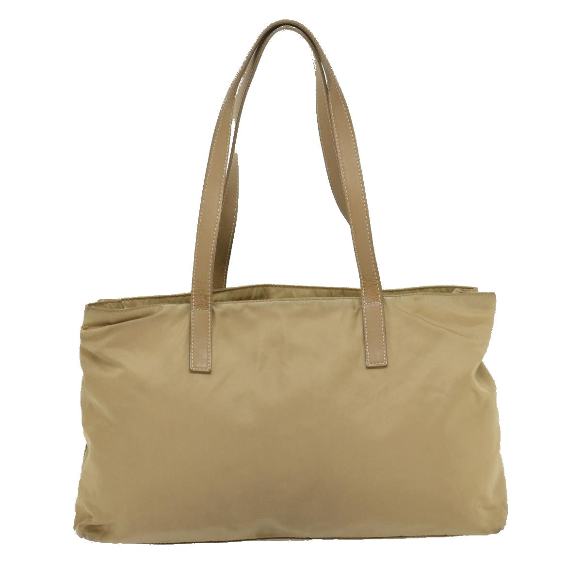 Prada Tote Bag Nylon Beige  ar6825