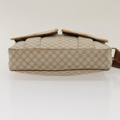 Celine Macadam Canvas Shoulder Bag Beige Brown  ar7069