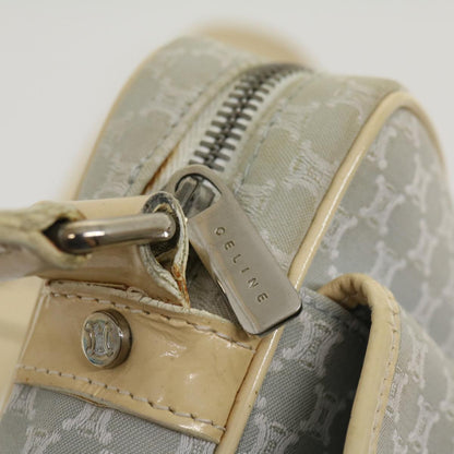 Celine Macadam Canvas Shoulder Bag Light Blue  ar7070