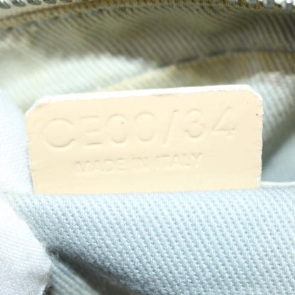 Celine Macadam Canvas Shoulder Bag Light Blue  ar7070